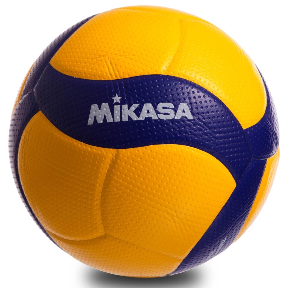 М'яч волейбольний Клеєний PU MIKASA V300W (PU, №5, 5 сл., клеєний) від компанії Спортивний інтернет - магазин "One Sport" - фото 1