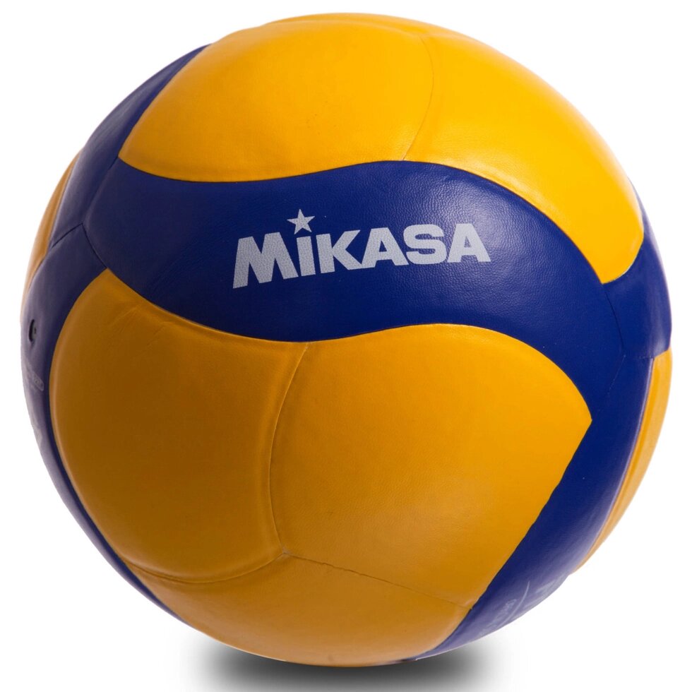 М'яч волейбольний Клеєний PVC MIKASA V390W (PVC, №5, 5 сл., клеєний) від компанії Спортивний інтернет - магазин "One Sport" - фото 1