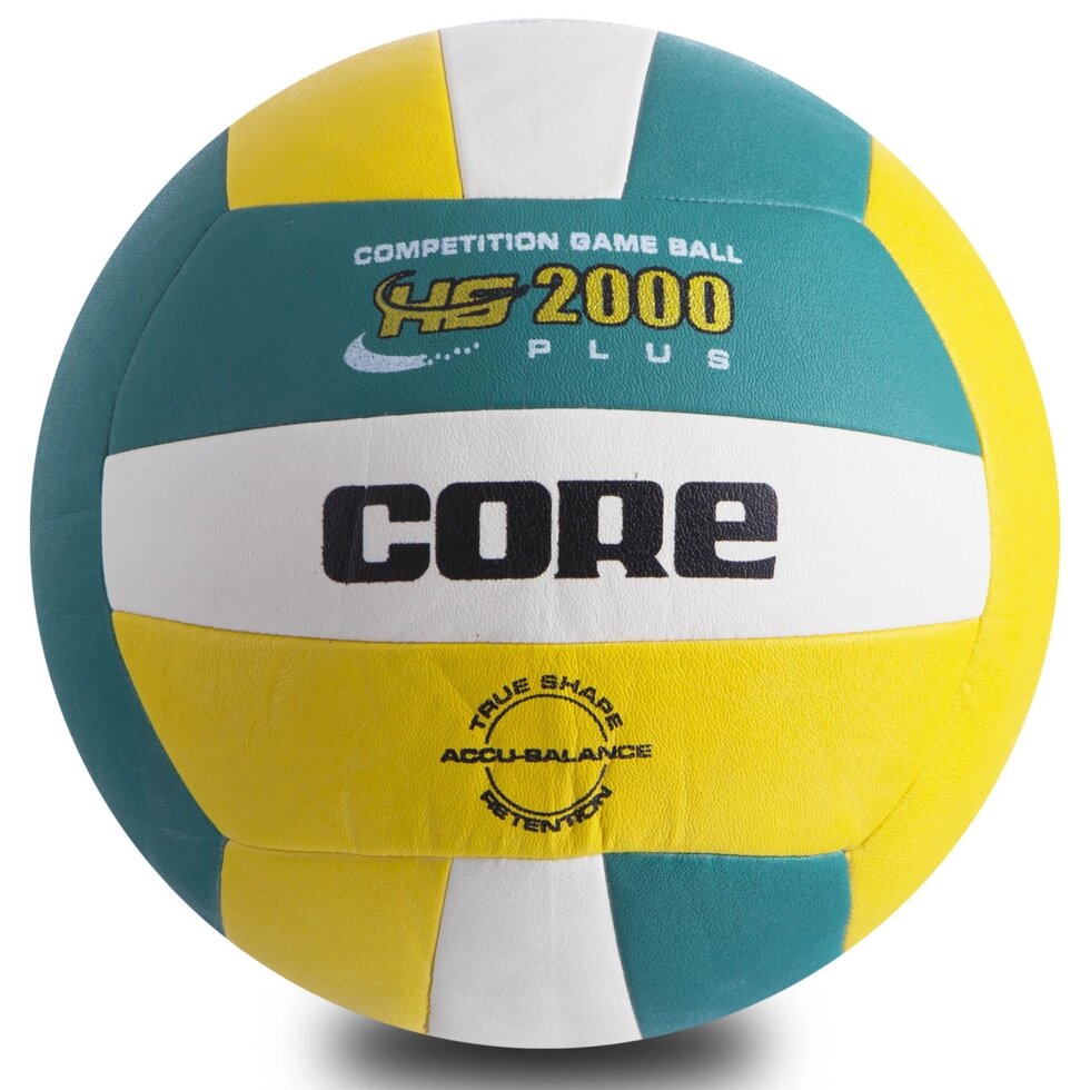 М'яч волейбольний PU CORE HYBRID CRV-029 (PU, №5, 3 шари, зшитий машинним способом) від компанії Спортивний інтернет - магазин "One Sport" - фото 1