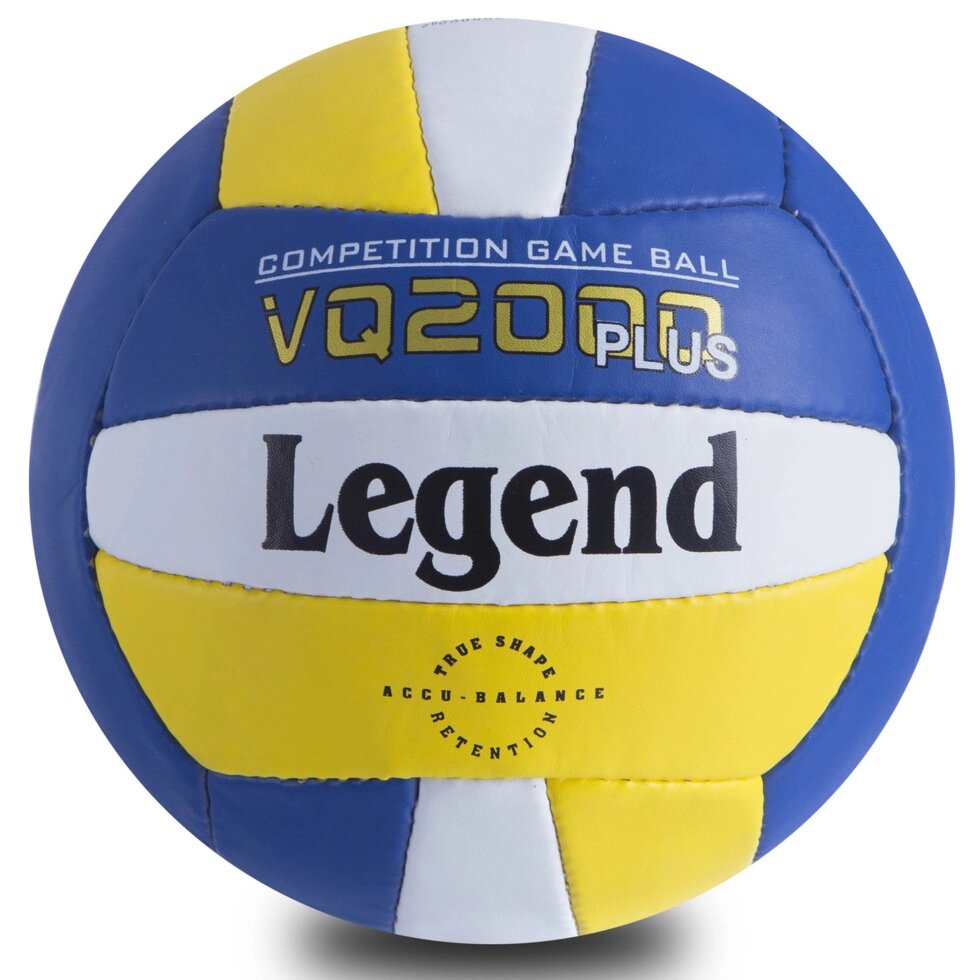 М'яч волейбольний PU LEGEND LG-0691 (PU, №5, 3 шари, зшитий вручну) від компанії Спортивний інтернет - магазин "One Sport" - фото 1