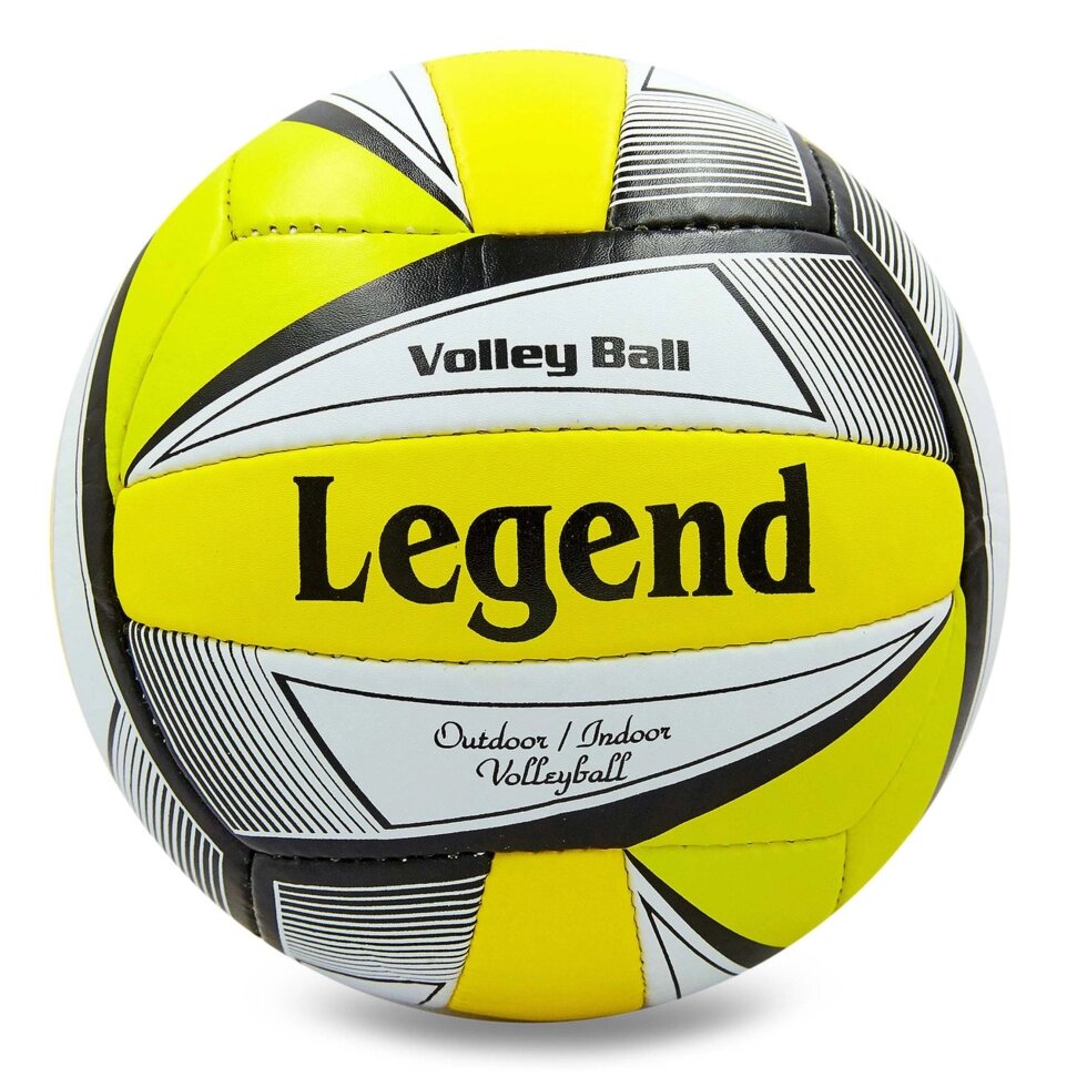 М'яч волейбольний PU LEGEND LG0157 (PU, №5, 3 шари, зшитий вручну) від компанії Спортивний інтернет - магазин "One Sport" - фото 1