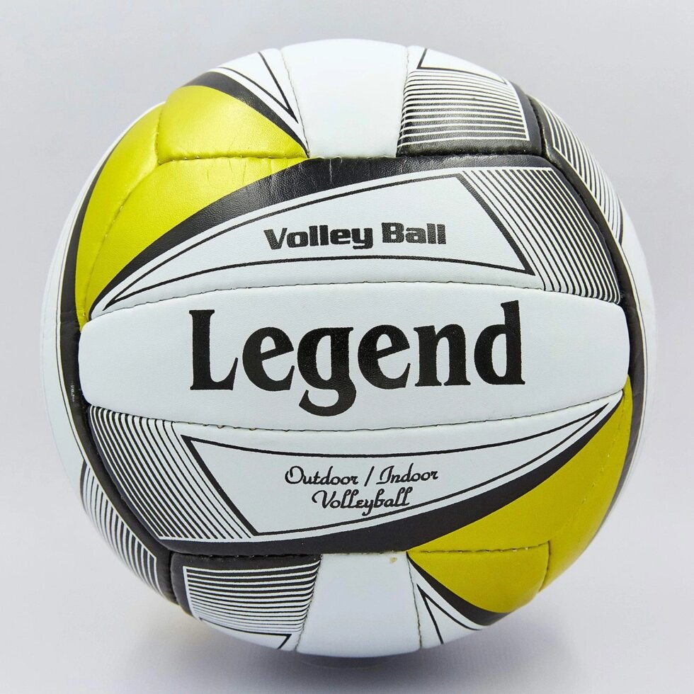 М'яч волейбольний PU LEGEND LG0160 (PU, №5, 3 шари, зшитий вручну) від компанії Спортивний інтернет - магазин "One Sport" - фото 1