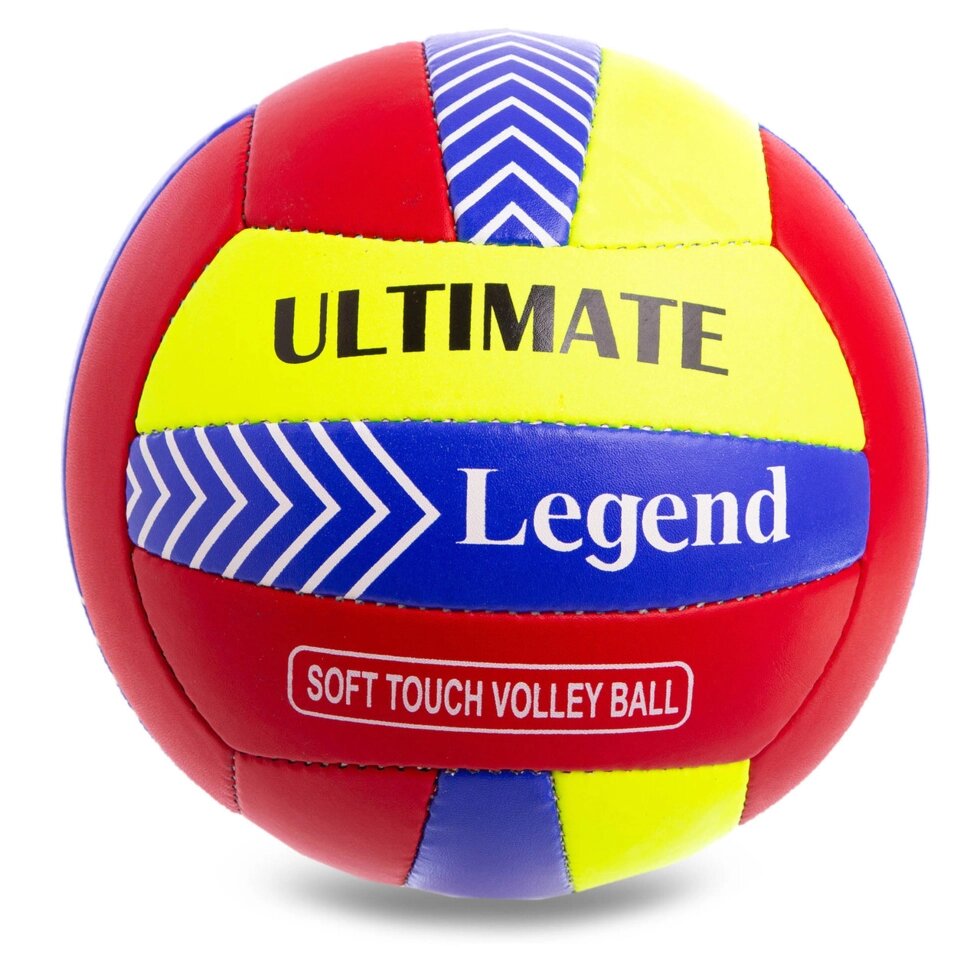 М'яч волейбольний PU LEGEND LG2124 (PU, №5, 3 шари, зшитий вручну) від компанії Спортивний інтернет - магазин "One Sport" - фото 1
