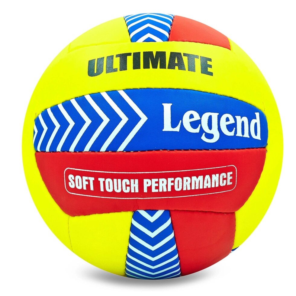 М'яч волейбольний PU LEGEND LG5185 (PU, №5, 3 шари, зшитий вручну) від компанії Спортивний інтернет - магазин "One Sport" - фото 1