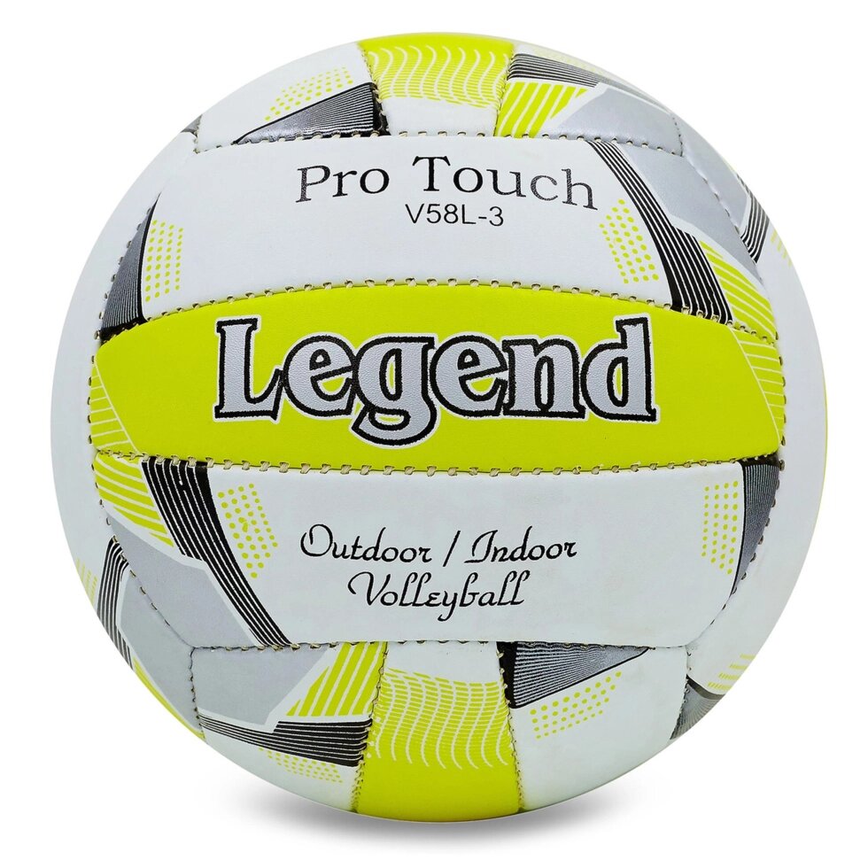 М'яч волейбольний PU LEGEND LG5403 (PU, №5, 3 шари, зшитий вручну) від компанії Спортивний інтернет - магазин "One Sport" - фото 1