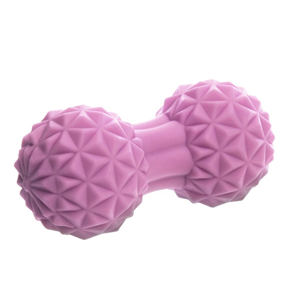 Масажер для спини DuoBall MASSAGE BALL FI-1477 (TPE, розмір 12,5x6,5 см, кольори в асортименті) від компанії Спортивний інтернет - магазин "One Sport" - фото 1