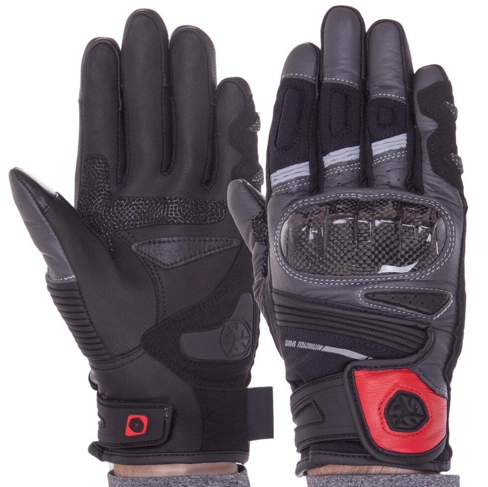 Мотоперчатки SCOYCO MC78WP M-2XL чорний від компанії Спортивний інтернет - магазин "One Sport" - фото 1