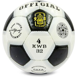 М'яч футбольний №4 PU ламін. OFFICIAL FB-0170 кольори в асортименті (4, 5 сл., зшитий вручну)