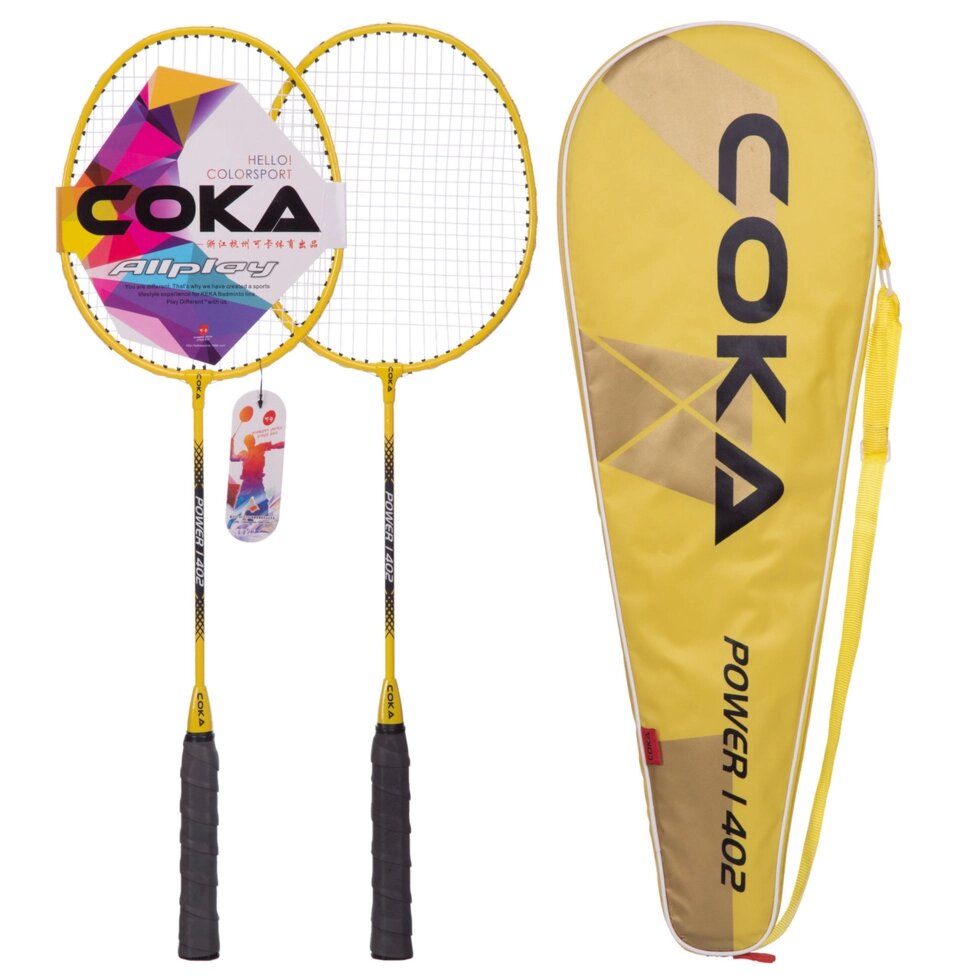 Набір для бадмінтону в чохлі COKA 1402 кольори в асортименті від компанії Спортивний інтернет - магазин "One Sport" - фото 1