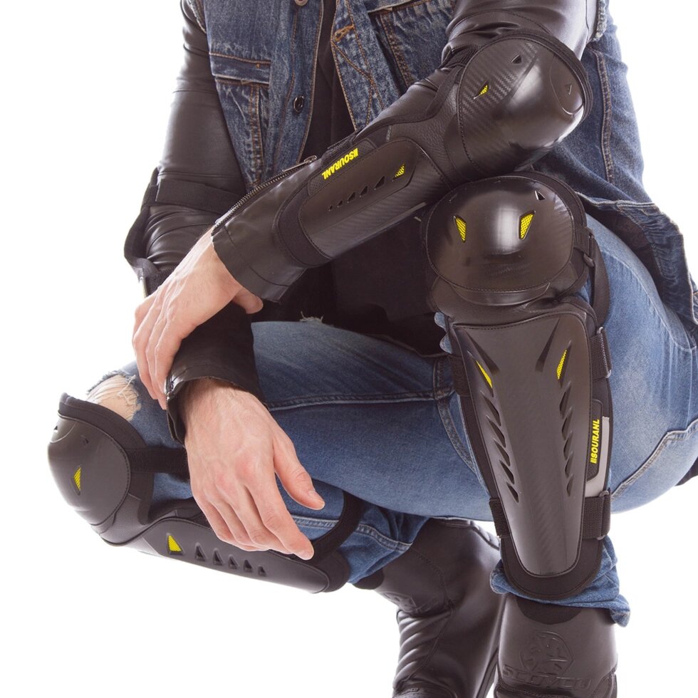 Набір захисту двигуна Zelart MS-08 (коліна, нижня нога, передпліччя, ліктьовий) від компанії Спортивний інтернет - магазин "One Sport" - фото 1