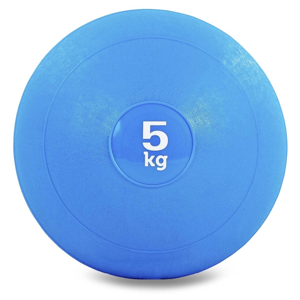 Набивний м'яч слембол для кроссфита Record SLAM BALL FI-5165-5 5кг (гума, мінеральний наповнювач, d-23см, від компанії Спортивний інтернет - магазин "One Sport" - фото 1