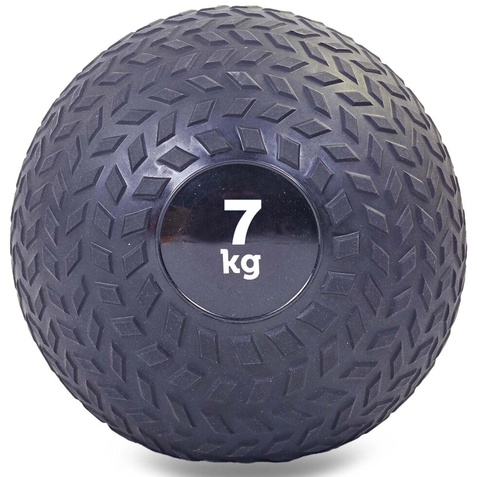 Набивний м'яч слембол для кроссфита рифлений Record SLAM BALL FI-5729-7 7кг (PVC, мінеральний наповнювач, від компанії Спортивний інтернет - магазин "One Sport" - фото 1