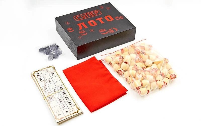 Настольная игра лото в цветной картонной коробке Zelart Супер лотто IG-8823 ##от компании## Спортивный интернет - магазин "One Sport" - ##фото## 1