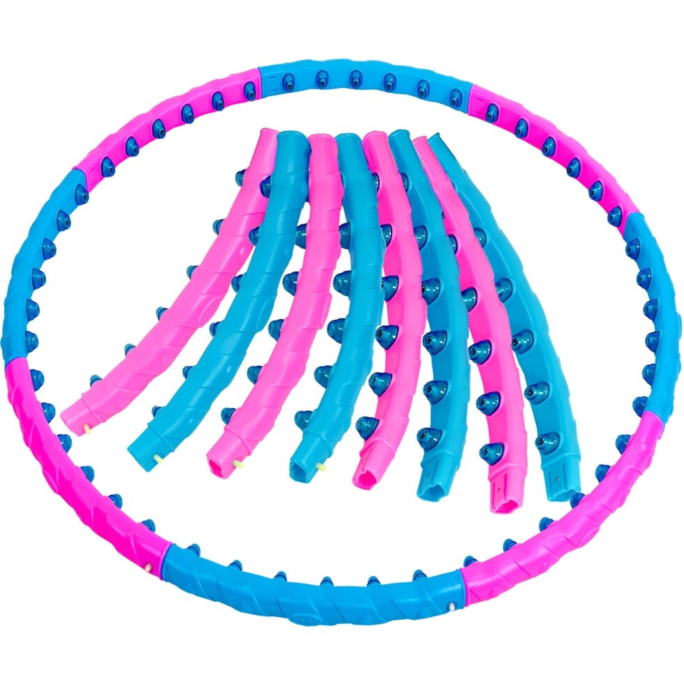 Обруч масажний Хула Хуп Zelart Hula Hoop DYNAMIC JIESEN HOOP JS-6011 (пластик, 1кг, 8 секцій з магнітами, від компанії Спортивний інтернет - магазин "One Sport" - фото 1