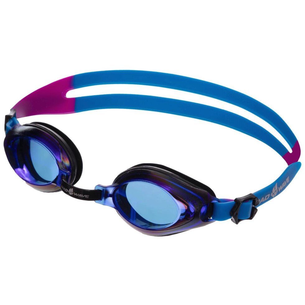 Очки для плавания детские MadWave AQUA RAINBOW M041505 синий ##от компании## Спортивный интернет - магазин "One Sport" - ##фото## 1