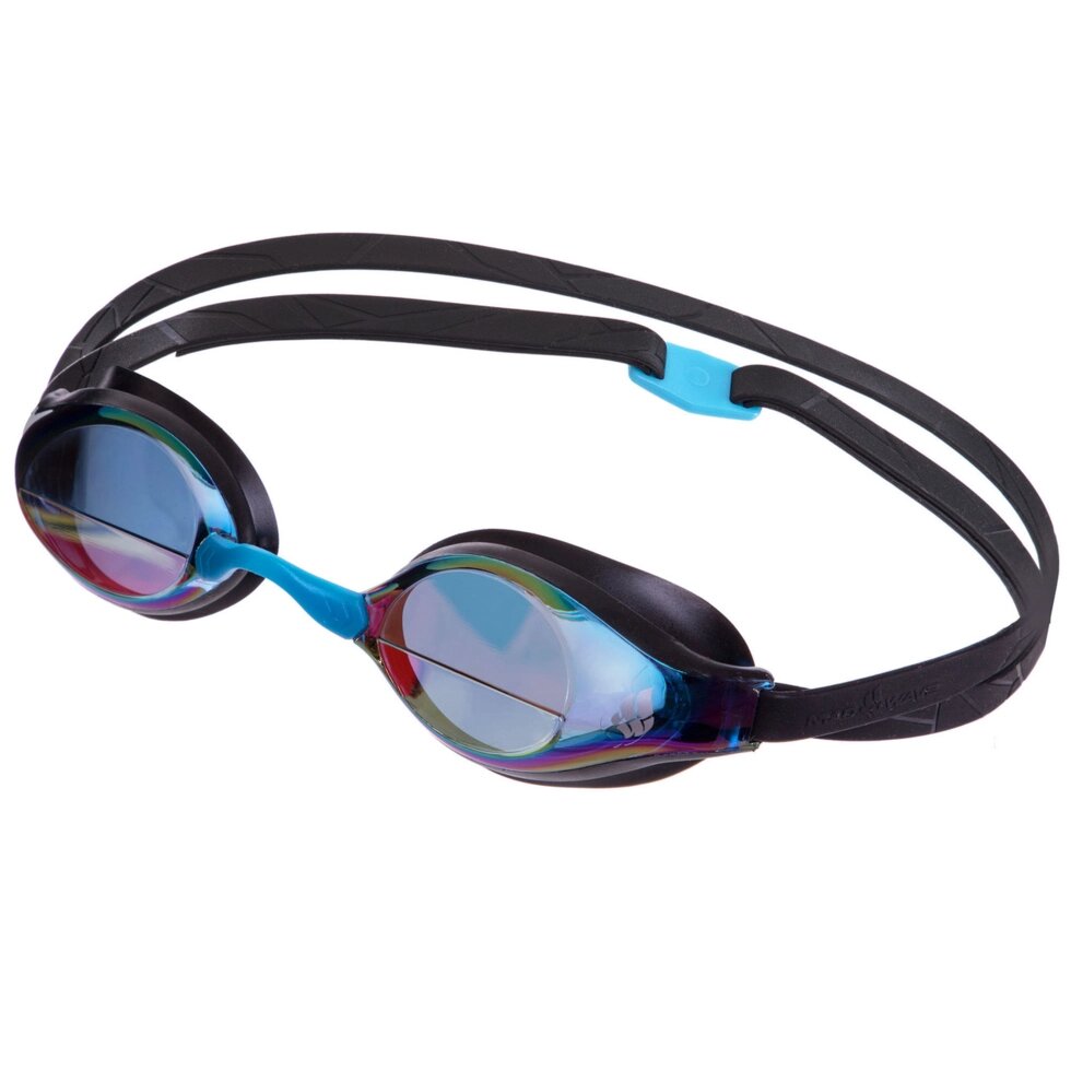 Очки для плавания стартовые MadWave Record breaker rainbow II M045403 цвета в ассортименте ##от компании## Спортивный интернет - магазин "One Sport" - ##фото## 1