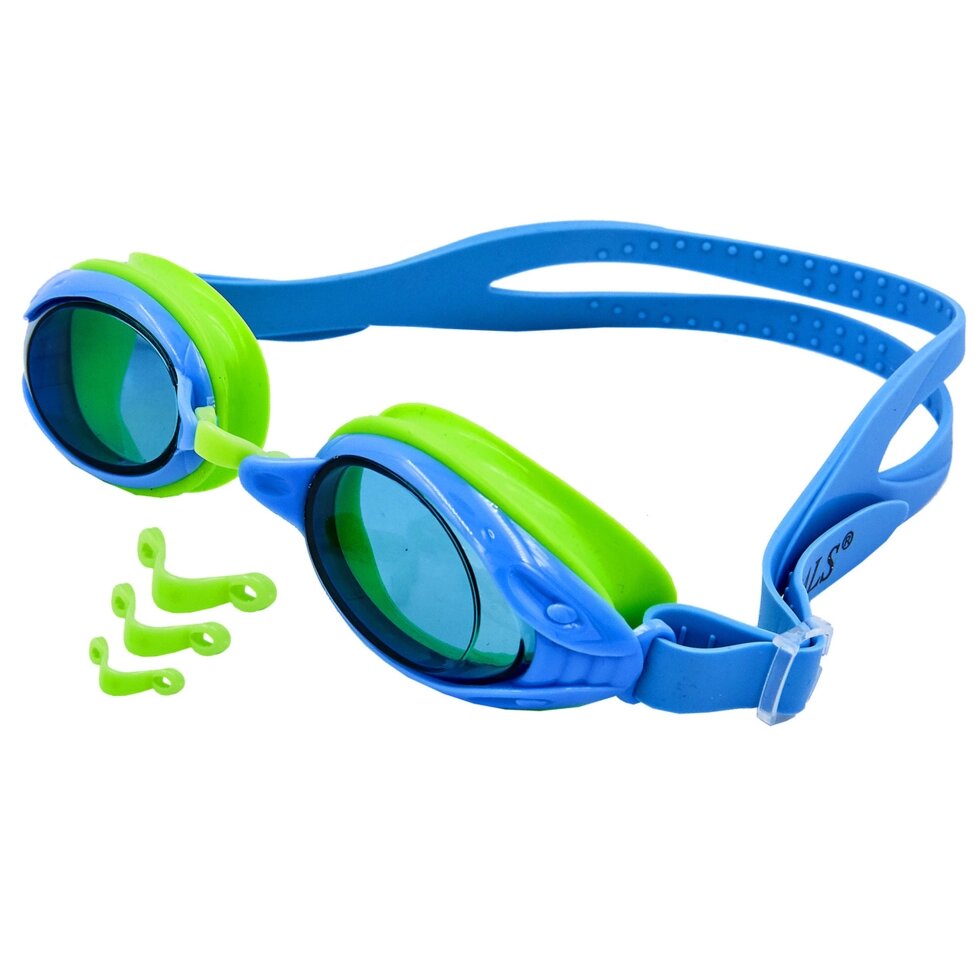 Окуляри для плавання SEALS 3825 кольору в асортименті від компанії Спортивний інтернет - магазин "One Sport" - фото 1