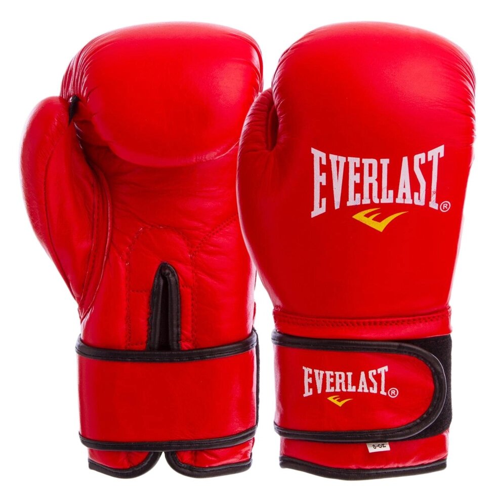 Перчатки боксерские кожаные ELS BO-4748 8-12 унций цвета в ассортименте ##от компании## Спортивный интернет - магазин "One Sport" - ##фото## 1