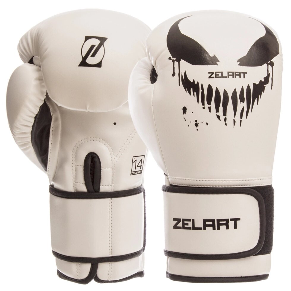 Перчатки боксерские Zelart BO-1370 10-14 унций цвета в ассортименте ##от компании## Спортивный интернет - магазин "One Sport" - ##фото## 1