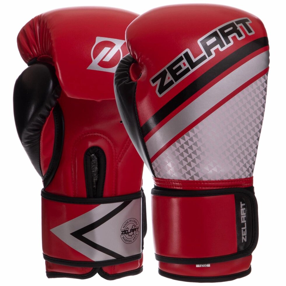 Перчатки боксерские Zelart BO-2888 10-14 унций цвета в ассортименте ##от компании## Спортивный интернет - магазин "One Sport" - ##фото## 1