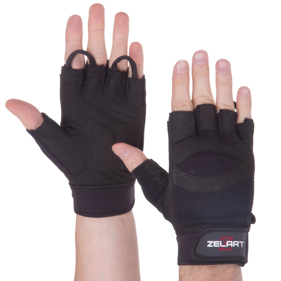Перчатки для фитнеса Zelart SB-161591 S-XXL цвета в ассортименте ##от компании## Спортивный интернет - магазин "One Sport" - ##фото## 1