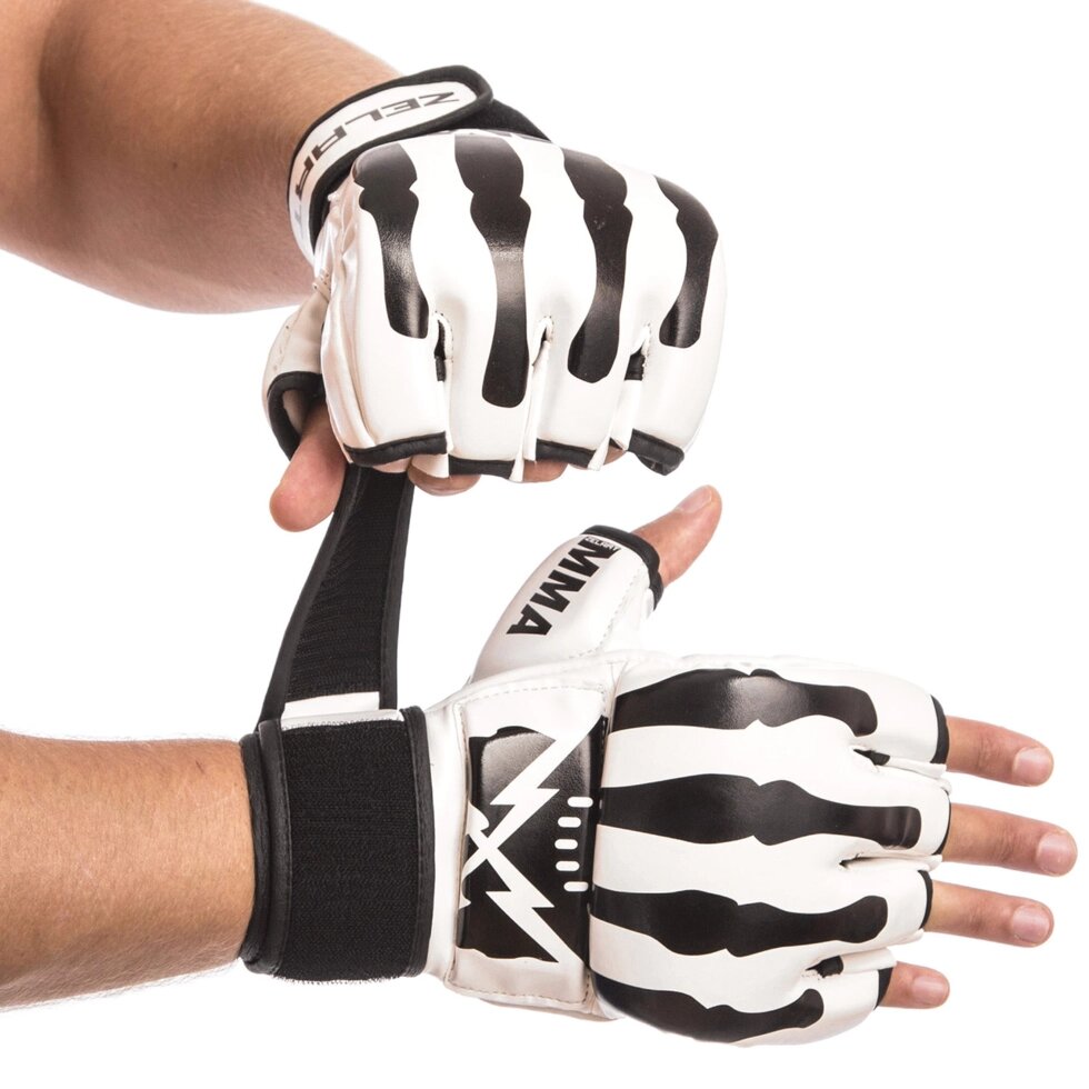 Перчатки для смешанных единоборств MMA Zelart BO-1395 S-L цвета в ассортименте ##от компании## Спортивный интернет - магазин "One Sport" - ##фото## 1