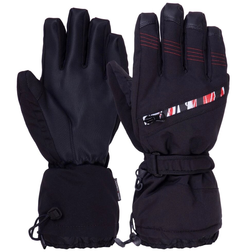 Перчатки горнолыжные теплые Zelart A-999 M-XL цвета в ассортименте ##от компании## Спортивный интернет - магазин "One Sport" - ##фото## 1