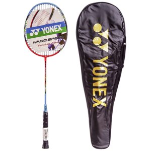 Ракетка для бадмінтону 1штука в чохлі YONEX MT-8401 (сталь, кольори в асортименті)