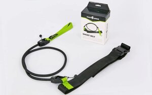 Пояс з еластичним тросом MadWave SHORT BELT M077104 (латекс, нейлон, поліпропілен, довжина-1,15 м, опір від