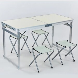 Набор складной мебели для пикника и кемпинга Zelart 8188 стол и 4 стула