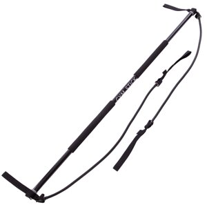 Палиця гімнастична для фітнесу з еспандером Gym Stick FI-4412 (пластик, неоп,l-130см,l есп-80см)