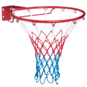 Сітка баскетбольна Zelart Стандарт SO-5251 білий-червоний-синій 1 шт.