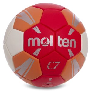 Мяч для гандбола MOLTEN C7 H1C3500-RO №1 PVC оранжевый в Киеве от компании Спортивный интернет - магазин "One Sport"