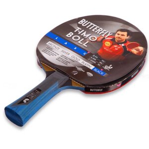 Ракетка для настільного тенісу 1 штука BUTTERFLY 85031 TIMO BOLL BLACK (деревина, гума)