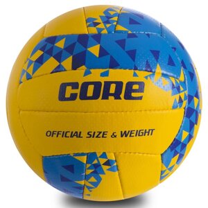 М'яч волейбольний COMPOSITE LEATHER CORE CRV-032 (COMPOSITE LEATHER, №5, 3 шари, зшитий вручну)