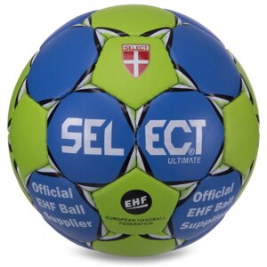 М'яч для гандбола SELECT HB-3655-3 No3 PVC синій-зелений