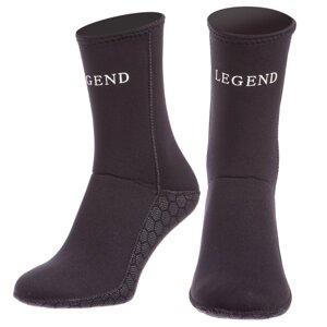 Шкарпетки для дайвінгу LEGEND PL-6203 розмір 39-45 чорний в Києві от компании Спортивный интернет - магазин "One Sport"