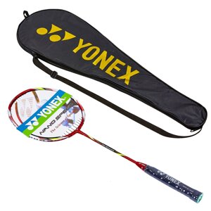 Ракетка для бадмінтону професійна 1 штука в чохлі YONEX BD-5671 (карбон, кольори в асортименті)