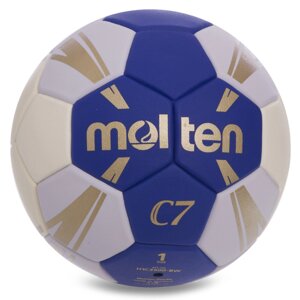 Мяч для гандбола MOLTEN C7 H1C3500 №1 PVC синий в Киеве от компании Спортивный интернет - магазин "One Sport"