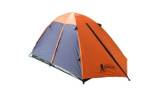 Палатка трехместная с тентом и коридором для кемпинга и туризма Zelart TOURIST CT17103 цвета в ассортименте