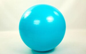 М'яч для фітнесу (фітбол) гладкий глянцевий 75см Zelart FI-1981-75 (PVC,1000г, кольори в асортименті, ABS