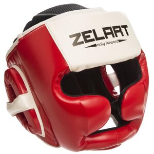 Шлем боксерский с полной защитой ZELART BO-1390 M-XL цвета в ассортименте в Киеве от компании Спортивный интернет - магазин "One Sport"