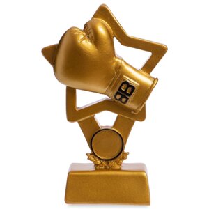 Статуетка (фігурка) нагородна спортивна Бокс Боксерська рукавичка C-1512-B5 (р-р 18х11,5х5 см)