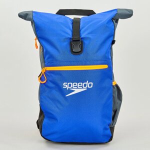 Рюкзак спортивний SPEEDO 807688C299 TEAM РЮКЗАКУ III (поліестер, р-р 50х17х34см, синій-сірий)