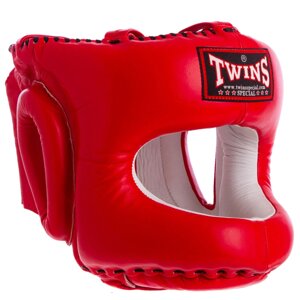 Шолом боксерський з бампером шкіряний TWINS HGL-10 M-XL кольори в асортименті