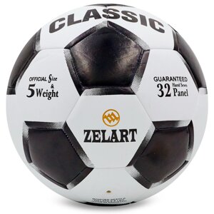 М'яч футбольний №5 Гриппи HYDRO TECHNOLOGY CLASSIC FB-5824 (№5, 5 сл., зшитий вручну)