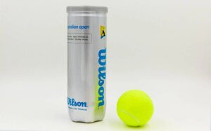 М'яч для великого тенісу WILSON (3шт) T1047 AUSTRALIAN OPEN (у вакуумній упаковці, салатовий) в Києві от компании Спортивный интернет - магазин "One Sport"