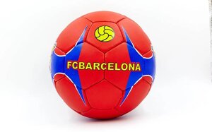 М'яч футбольний №5 Гриппи 5сл. BARCELONA FB-0047B-453 (№5, 5 сл., зшитий вручну)