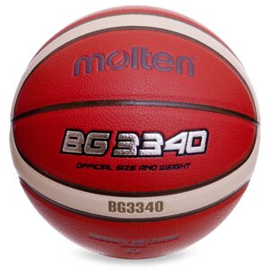 М'яч баскетбольний MOLTEN B7G3340 №7 PU помаранчевий