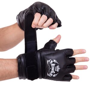 Рукавички для змішаних єдиноборств MMA шкіряні TOP KING Extreme TKGGE S-XL кольори в асортименті